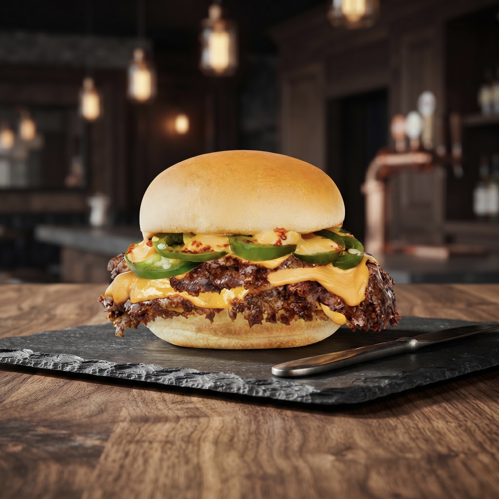 Double Chili Cheeseburger